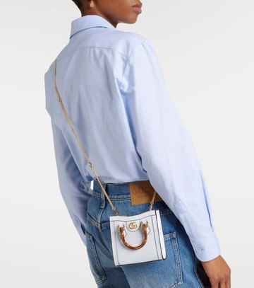 Gucci Diana Mini leather tote bag