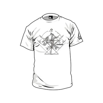 【野YAKYU】吸濕排汗短Tee - 攻(白)