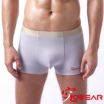究 無痕 jowear ~動感超彈 灰紫莫代爾 平口無痕男內褲