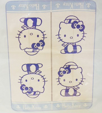 【震撼精品百貨】Hello Kitty 凱蒂貓 家具-大草蓆-藍【共1款】 震撼日式精品百貨