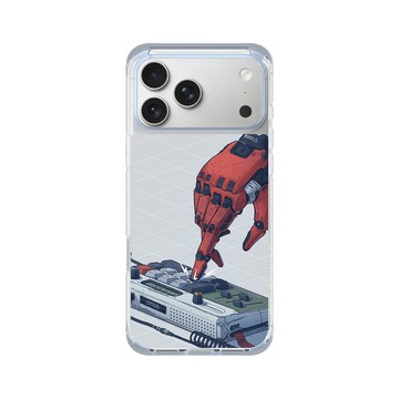 iPhone 17 Pro Max ClearX (MagSafe 兼容) 冰透藍 - Davey Perkins - MX-76