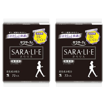 小林製藥 SARA·LI·E 衛生護墊 無香料 消臭成分配合  14*5.7cm  72片  2包