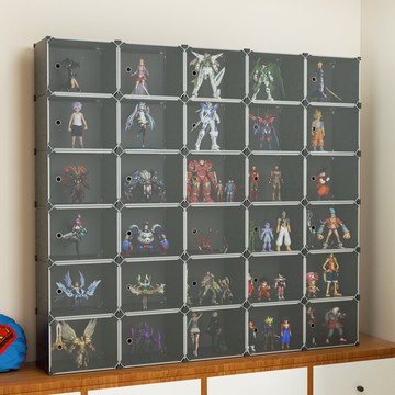 手辦展示架人仔玩偶收納墻裝積木透明樣品樂高杜卡迪城堡陳列盒子