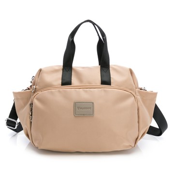 PLAYBOY-手提包可斜背 Journey系列-奶茶色(551-3701-26-6)