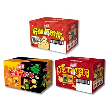 【卡迪那】好運薯於你-洋芋片綜合口味拜拜箱(36gx6包)-共三款｜信用卡分期限購1箱