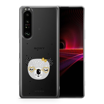 INGENI 【INGENI徹底防禦】Sony Xperia 1 III 手機殼 保護殼 TPU全軟式 設計師彩繪手機殼-大頭無尾熊