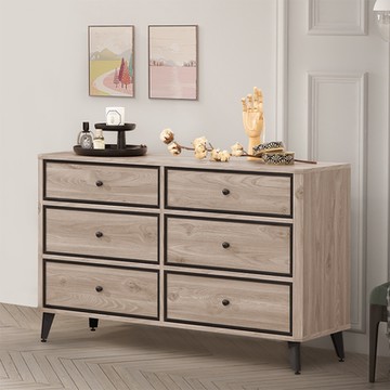 Homelike 喜家居六斗櫃(2236)-120x40x76cm