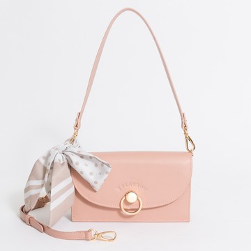 PLAYBOY-Breeze 1系列 翻蓋斜背包-粉色(531-0501-12-7)