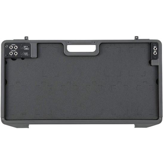 BOSS (BCB-90X) Large ギター エフェクツ Board Integrated Lid Heavy-Duty Moulded Case with Junction Box, Customisable to Fit up-to Ten ペダル