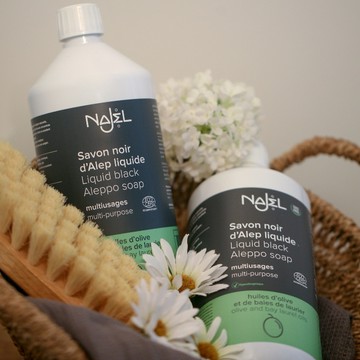 法國 NAJEL阿勒坡 萬用神奇黑皂液 (天然無汙染)1公升 - 1L單瓶