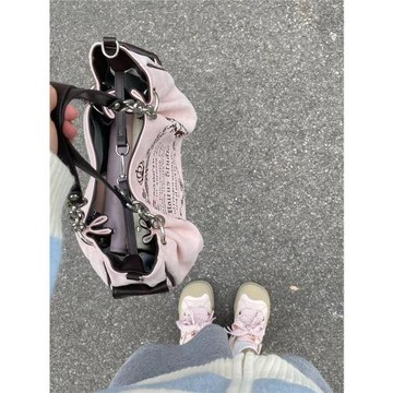 歐美時尚托特大包2025小眾設計手提包大容量文藝字母單肩斜挎包潮