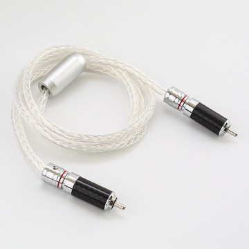 發燒75歐姆同軸線【M104】HiFi 7N OCC單晶銀 數位 重低音 音頻線