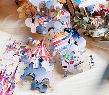 彼端樂園 遊び場 PET 和紙膠帶 10米卷 台灣製