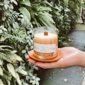 INESS一寧香氛【檜木與茶】天然香氛蠟燭 & 香氛噴霧