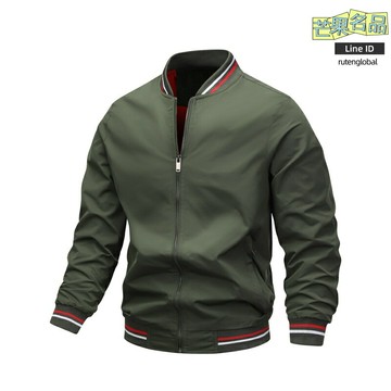 【潮流百搭】男士夾克 外套男 休閒外套 潮流夾克 薄款夾克 歐美風 立領設計 修身版型 春秋季通勤出行