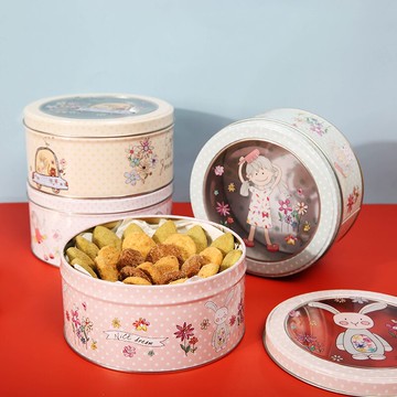 創意小號糖果喜糖盒家用客廳小迷你鐵盒子收納盒干果包裝盒餅干盒
