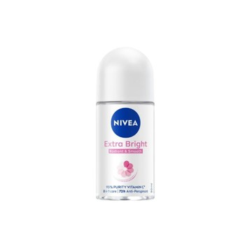 NIVEA 止汗爽身乳液 亮白系列50ml(長效美白止汗滾珠/德國)