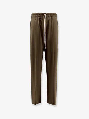 Organic cotton and certified silk trousers - RICK OWENS - gender_Man