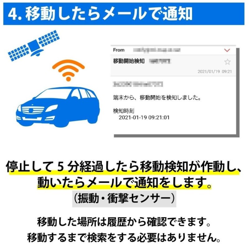 GPS トラッキモ　車　磁石未登録の商品でしょうか