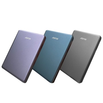 ASPOR 金屬質感 極薄型磁吸行動電源 5000mAh Magsafe/PD快充 附收納袋