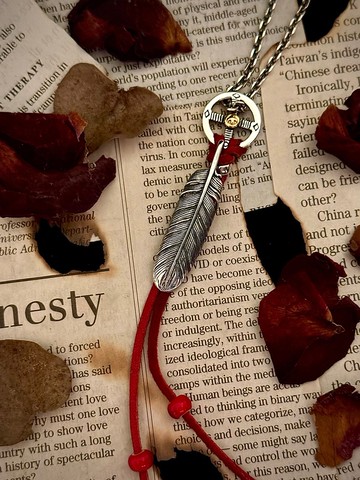 【經典系列】羽毛/墜飾/純銀/單墜