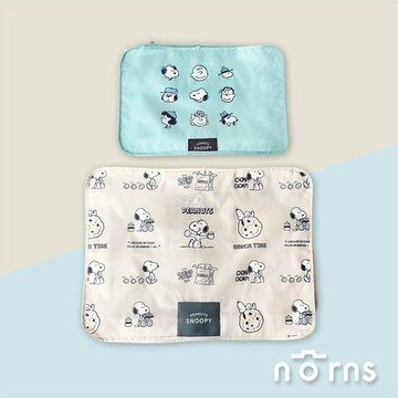 [收納袋組]史努比可折旅行收納包(M+L)x1『LINE禮物獨家組合』