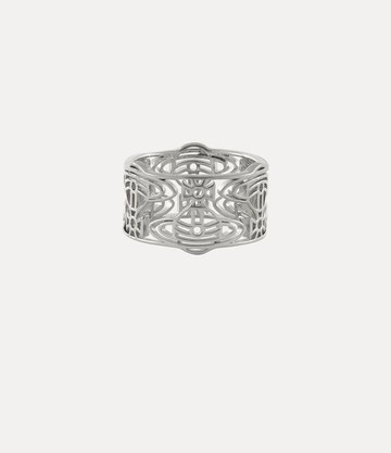 Vivienne Westwood Devon Ring Stainless Steel Silver S Unisex