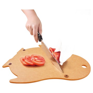 GOLD LIFE 高密度木纖維砧板 動物造型 笨企鵝 34.2 x 29.8 x 0.6cm  1個