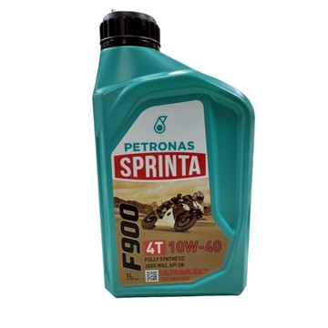 《油工坊》PETRONAS SPRINTA 4T F900 10W40 1L MA2 全合成 SN 新包裝