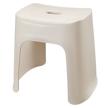 SHIMOYAMA 家用PP塑膠小凳子高凳 37 x 29 x 35cm  米白色  1個
