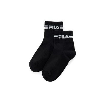 FILA 基本款棉質短襪-黑色 SCA-1003-BK
