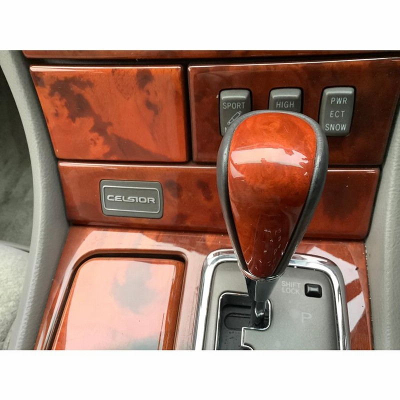 H13年 30系セルシオ(UCF31)シフトパネル シフトノブ付 中古品 H13年 30系セルシオ(UCF31)シフトパネル シフトノブ付 中古品