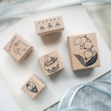 3rd Anniversary 三週年紀念櫸木印章【SKYCOFFEE】