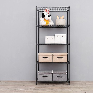 dayneeds 荷重型 90x45x210cm五層烤漆波浪架 超強耐重/倉儲架/置物架