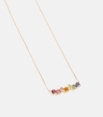 Suzanne Kalan 14kt gold necklace with gemstones