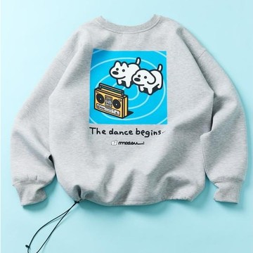 FREAK'S STORE x matsui聯名特別款 「dancing」抽繩後背印花圓領衛衣