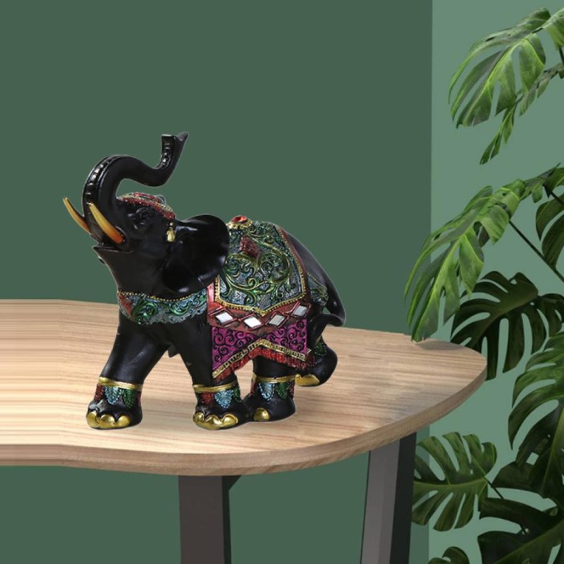 象の像樹脂置物工芸品彫刻家の装飾飾り | LINEショッピング