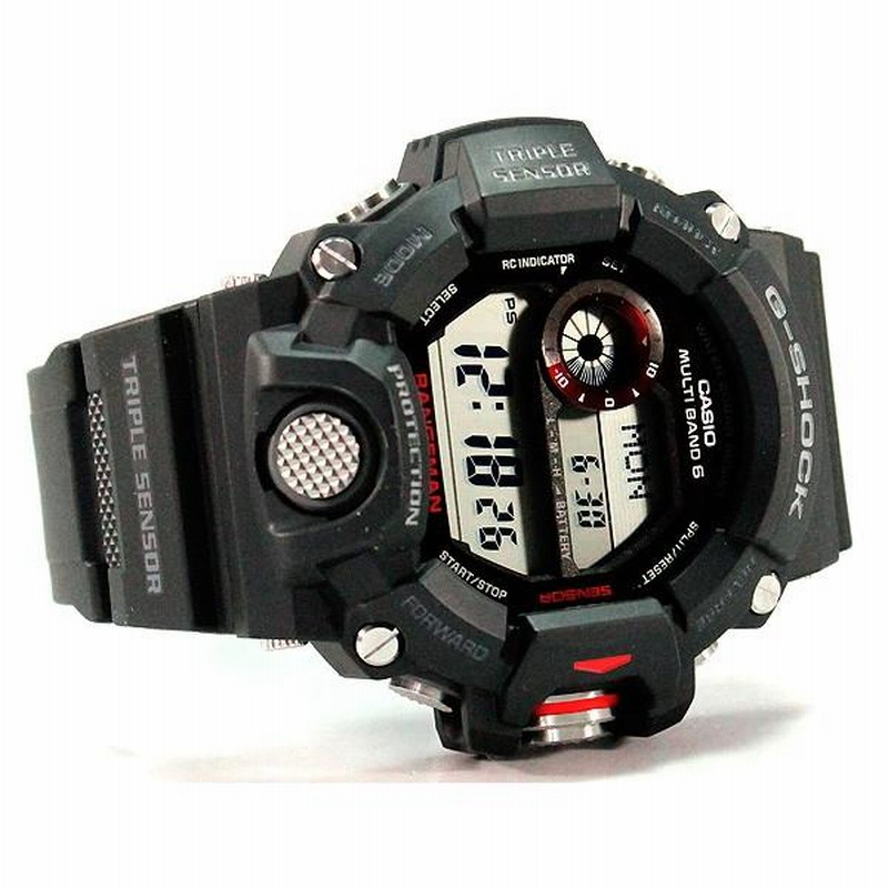 G-SHOCK Gショック カシオ トリプルセンサー RANGEMAN レンジマン 電波 ソーラー メンズ 腕時計 黒 ブラック GW-9400-1  海外モデル | LINEブランドカタログ