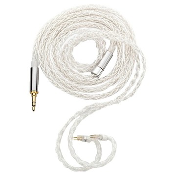 MOONDROP 水月雨 0.78雙插針K線耳機 升級線 3.5mm單端  1個  Line K  白色