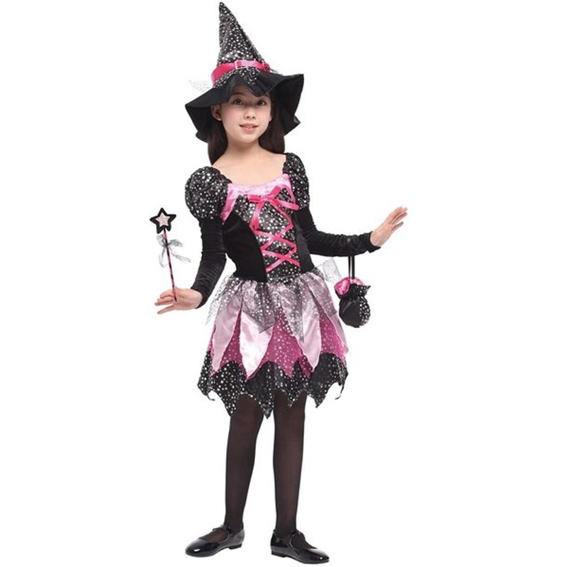 Gemvie 女の子 コスプレ衣装 子供 魔女 ハロウィン ウィッチ ドレス コスチューム 可愛い ワンピース Xl 通販 Lineポイント最大get Lineショッピング