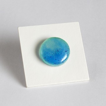 慢速潛游 / 樹脂耳環 / 單隻 / 圓形色票