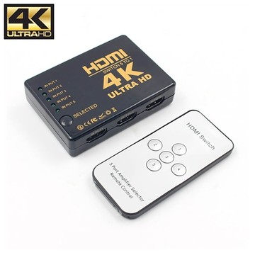 HDMI 5進1出 高畫質4K*2K 遙控影音切換器