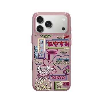 iPhone 17 Pro Max Clear (相機按鈕) 晶醺玫 - Denise Rashidi (Surudenise) - 東京霓虹