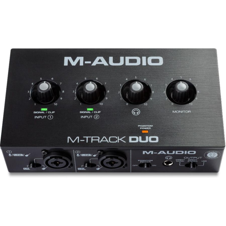 エムオーディオ USBオーディオインターフェース M-Audio M-Track Duo M-TRACKDUO 返品種別A