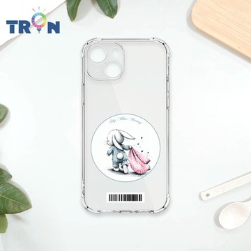 TRON IPhone 14 小動物的小被被 兔貓 四角防摔載具殼 軟殼 手機殼