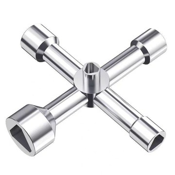 【西成】閥門三角鑰匙水管電錶箱電梯門配件自來水錶多三角閥門扳手免運