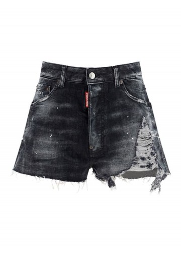 Dsquared2 - Denim Shorts - Womens - Black