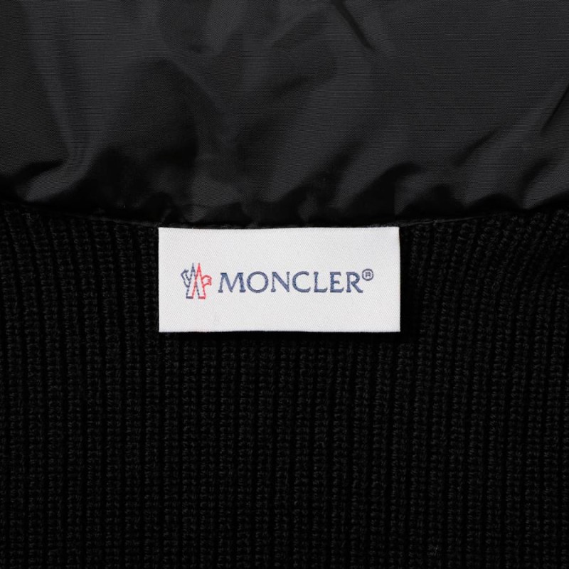 モンクレール MONCLER ダウン切り替え ジップアップカーディガン