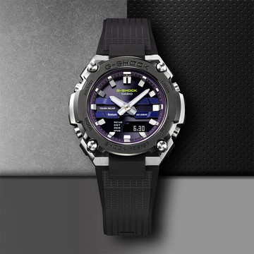 CASIO 卡西歐 G-SHOCK 纖薄太陽能藍芽手錶(GST-B600A-1A6)