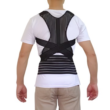 菁炭元素 鍺竹炭 遠紅外線透氣舒適前拉式 挺立美姿帶  L(100cm)  1個